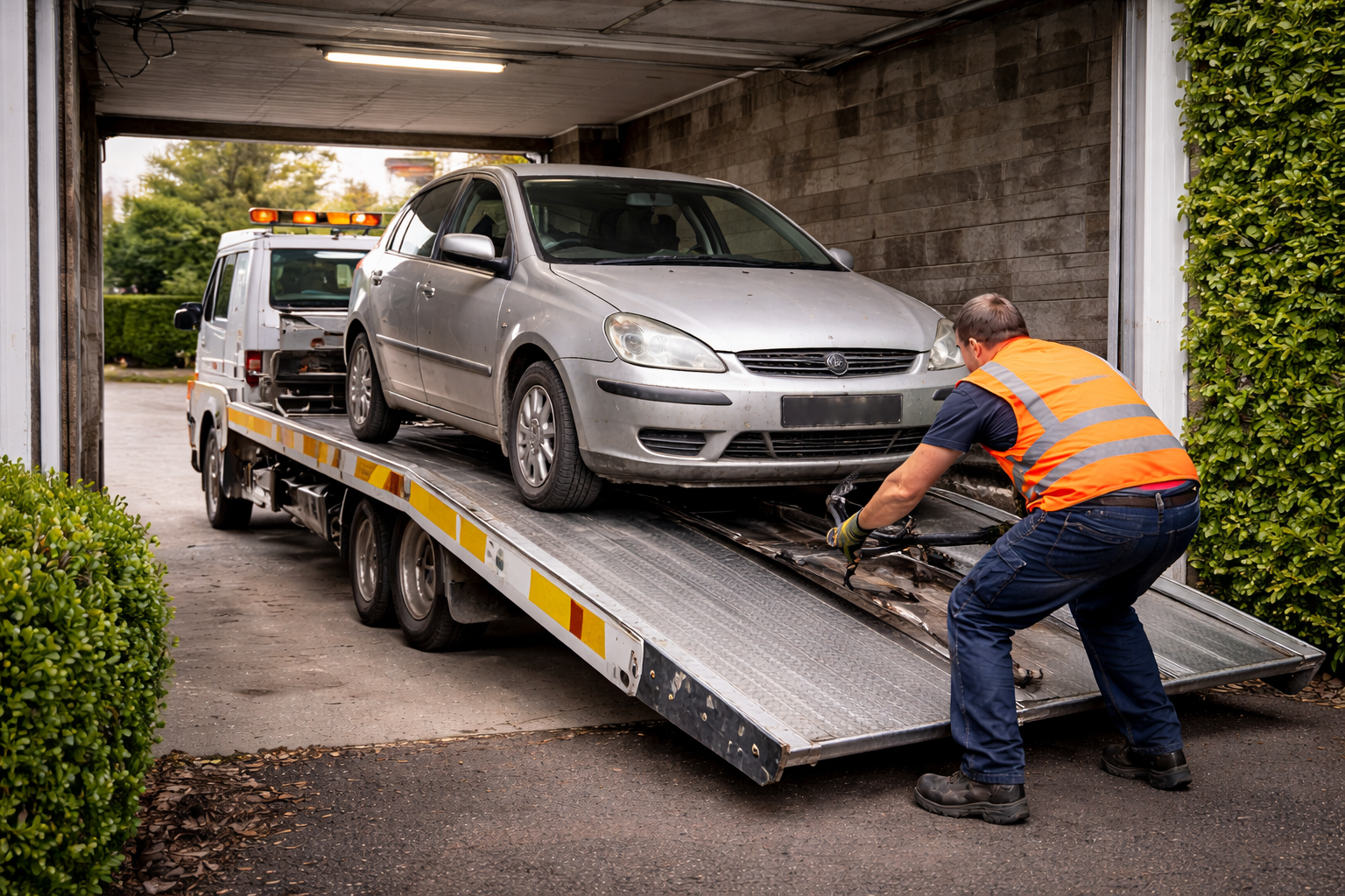 voiture enlevée après rachat à Montpellier